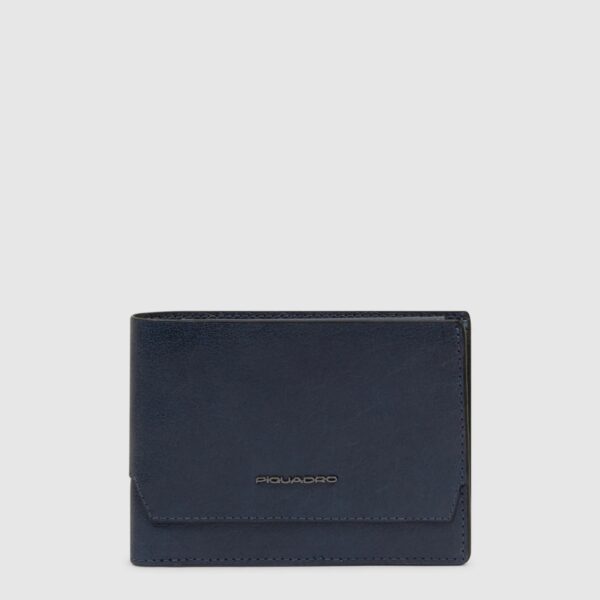 Piquadro portafogli in pelle "Solm" Blu PU1392S141.AV
