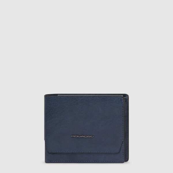 Piquadro portafogli in pelle "Solm" Blu PU4188S141.AV