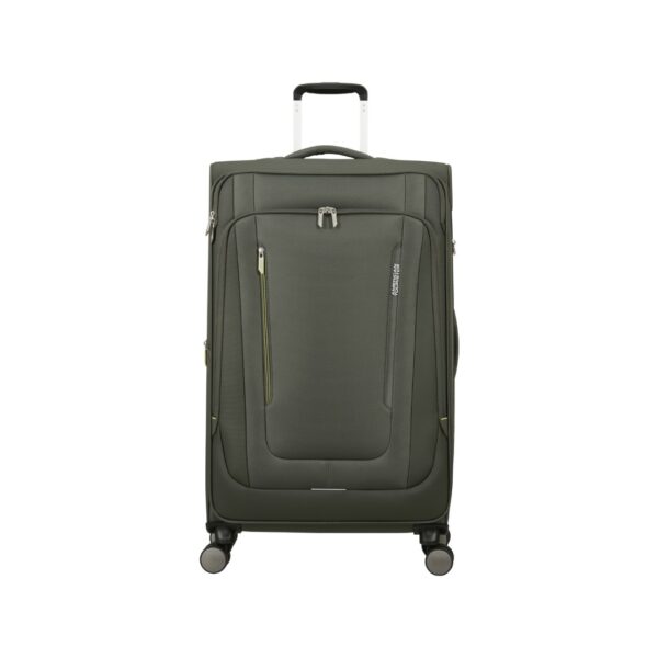 American Tourister trolley grande espandibile in tessuto "Wanderlite" Verde 158078.3457 DARK KHAKI