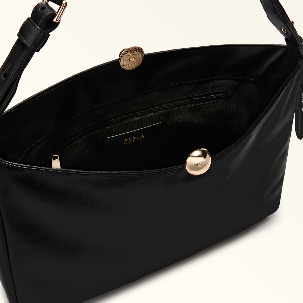 Furla borsa a spalla in pelle "Furla Sfera" Nero WB01365.O6000 NERO - immagine 3