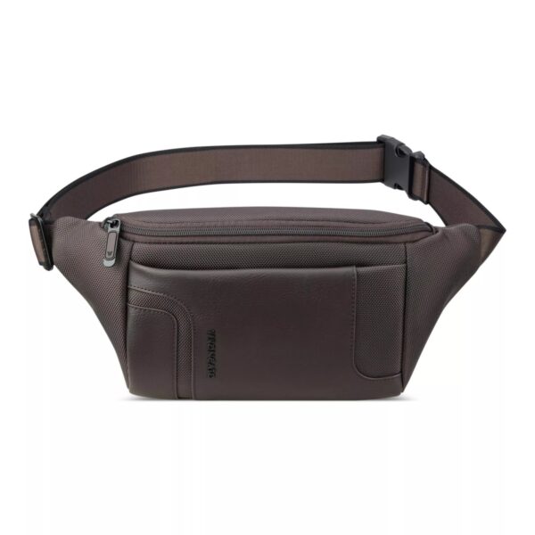 Roncato marsupio in tessuto ed ecopelle "Panama 4 Marrone 400897.84 MOKA
