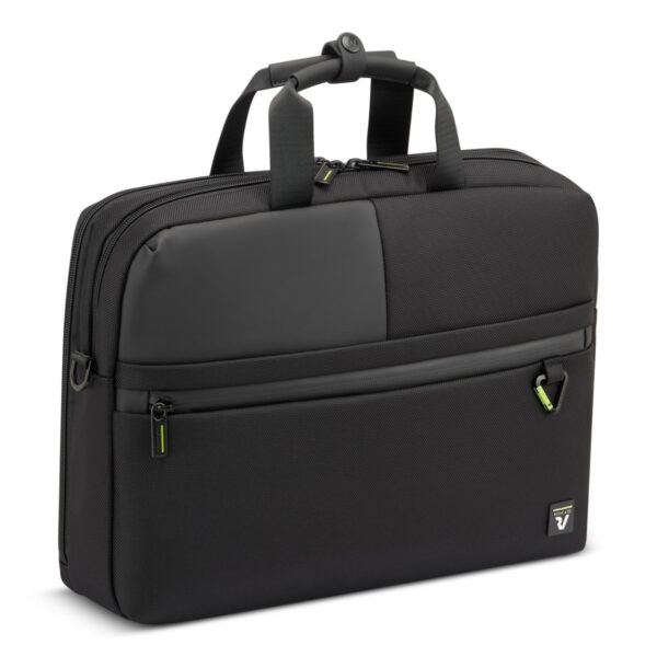 Roncato borsa cartella in tessuto "Trial" Nero 412247.01 NERO